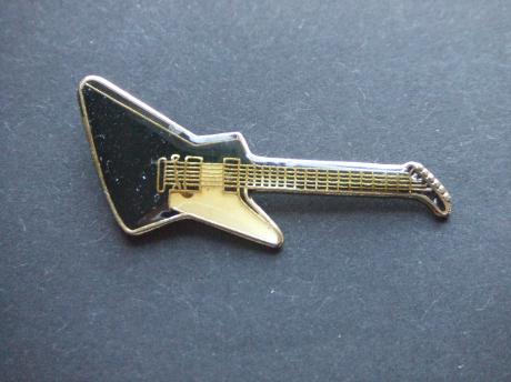 Gitaar snaarinstrument wit vlak